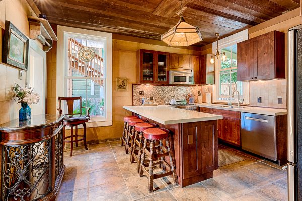 The kitchen at Duncan House