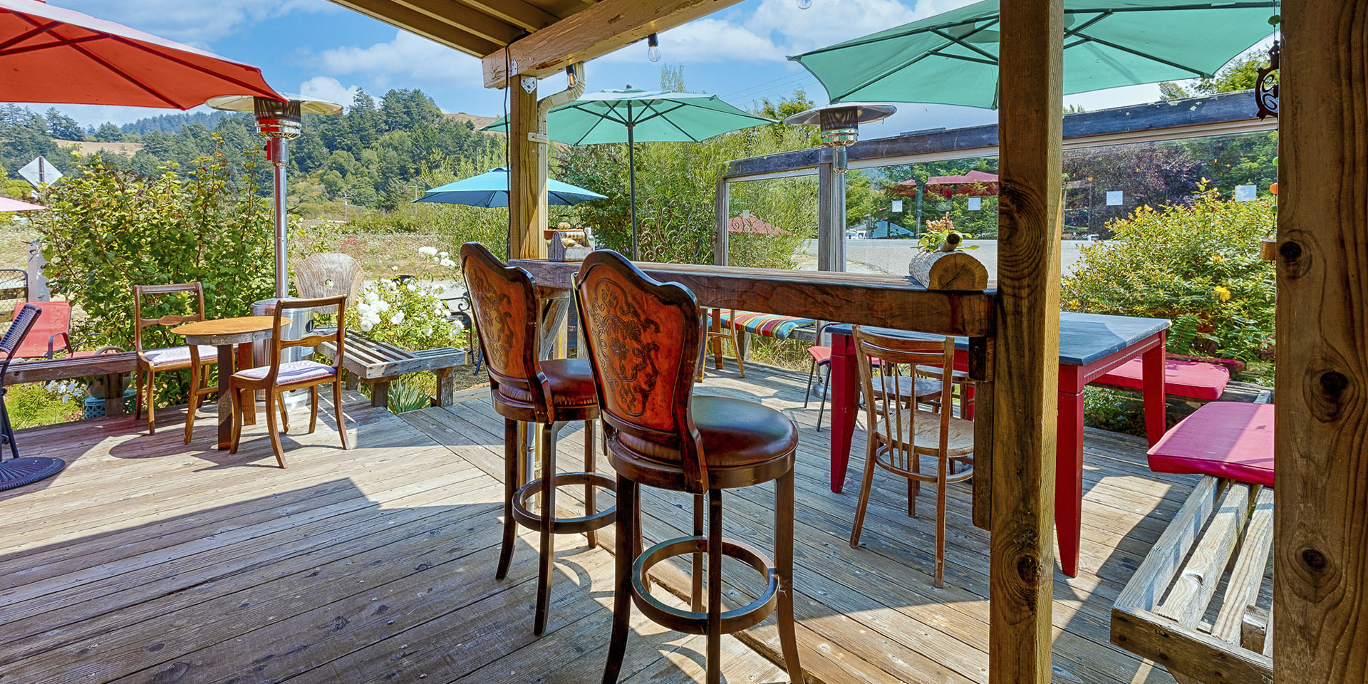 Sophie’s Cellars deck